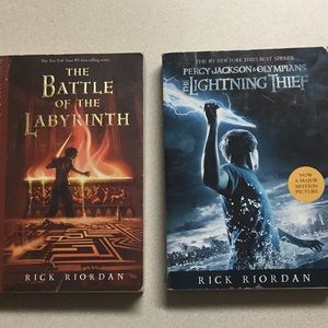 Rick Riordan Percy Jackson two soft cover.